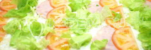 рулет из лаваша закусочный