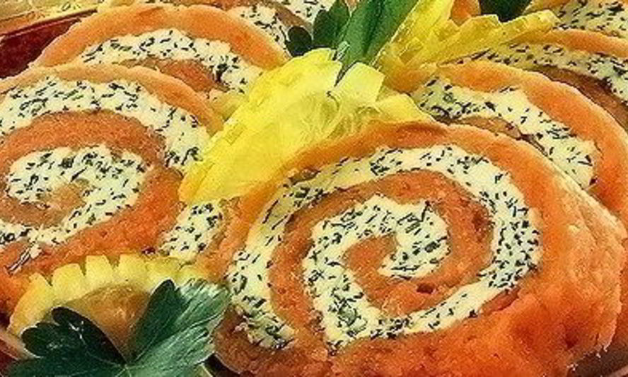 Рецепт рулета из лосося