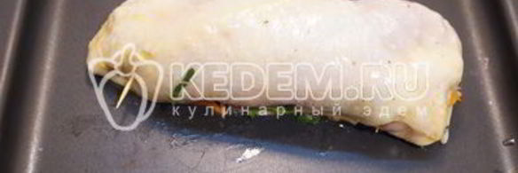 рулет из окорочка с морковью по-корейски