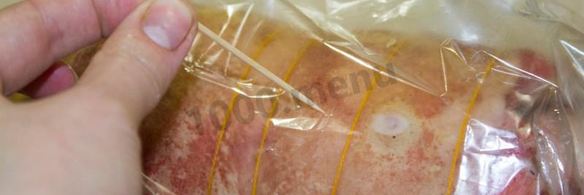 рулет из пузанины в духовке