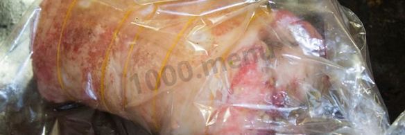 рулет из пузанины в духовке