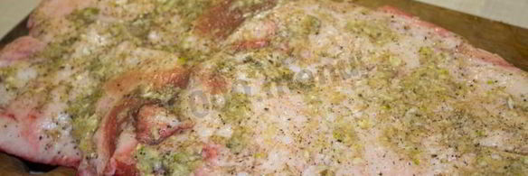 рулет из пузанины в духовке