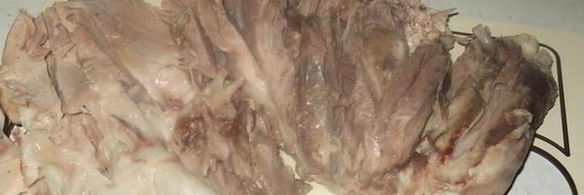 рулет из свиной рульки с грибами