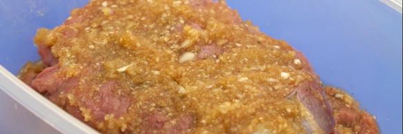 рулет из телятины и баклажана