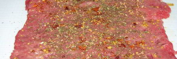 рулет из телятины с овощами