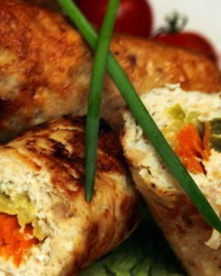 Рулет куриный в фольге