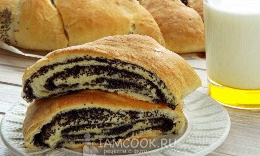 Рецепт рулета с маком из дрожжевого теста