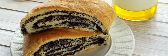 рулет с маком из дрожжевого теста