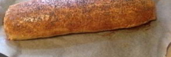 рулет с маком из песочного теста