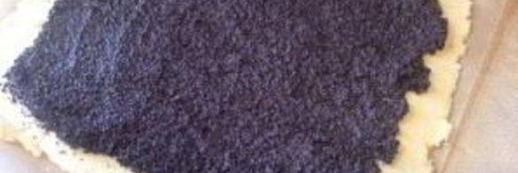 рулет с маком из песочного теста