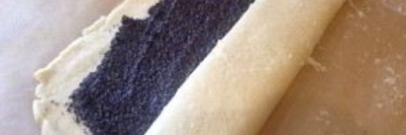 рулет с маком из песочного теста