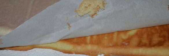 рулет с малиной