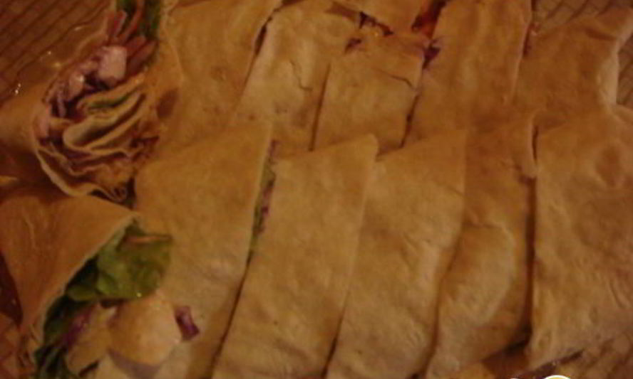 Рецепт рулета с овощами и копченой грудинкой