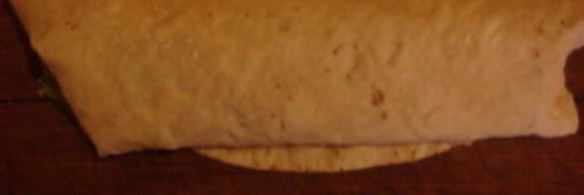 рулет с овощами и копченой грудинкой