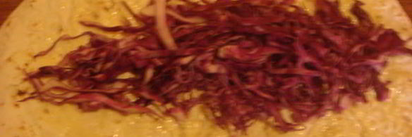 рулет с овощами и копченой грудинкой