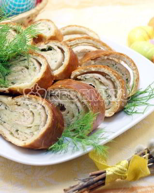 Рулет с рыбой