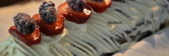 рулет шоколадный с арахисовой пастой