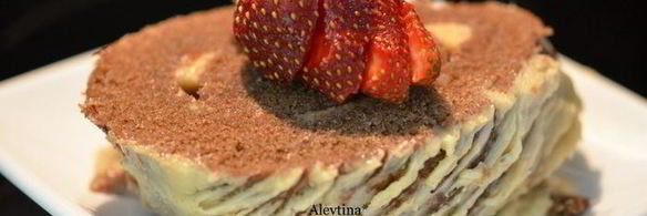 рулет шоколадный с арахисовой пастой