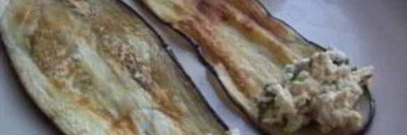 рулетики из баклажанов с орехами