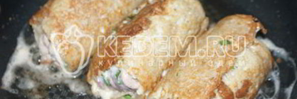 рулетики из индейки