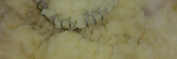 рулетики из курицы со шпинатом и картофельное пюре