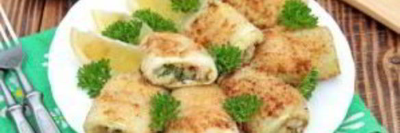 рулетики из молодых кабачков