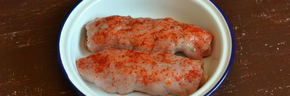 рулетики из свинины с грибами