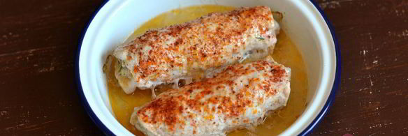 рулетики из свинины с грибами