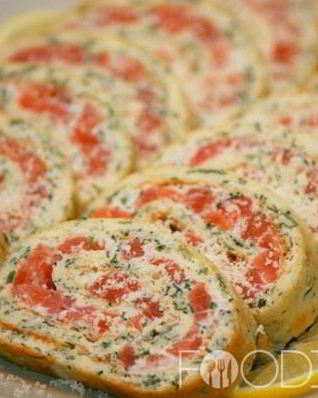 Рулетики с семгой