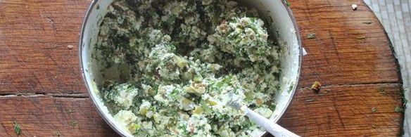 рулеты из баклажан с творогом