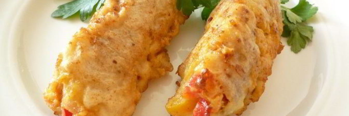 Рыбные рулетики с овощной начинкой