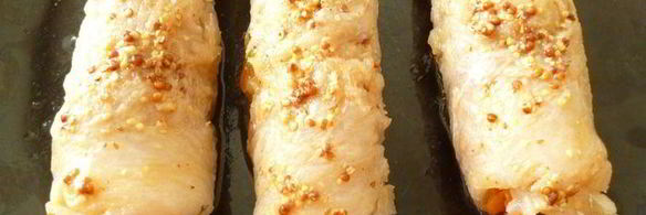 рыбные рулетики с овощной начинкой