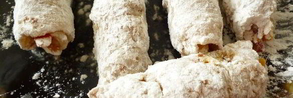 рыбные рулетики с овощной начинкой