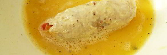 рыбные рулетики с овощной начинкой