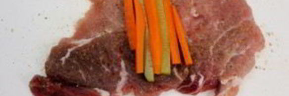 свиные рулетики с начинкой