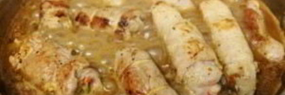 свиные рулетики с начинкой