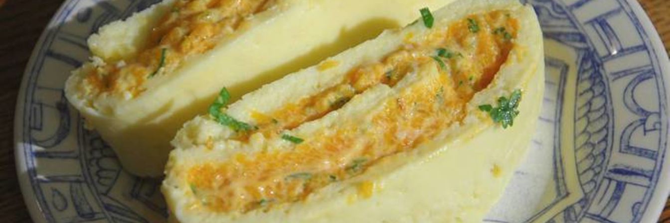 Сырный рулет с тыквой