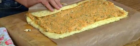 сырный рулет с тыквой