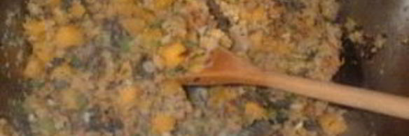 утиные рулеты с тыквенно-грибной начинкой