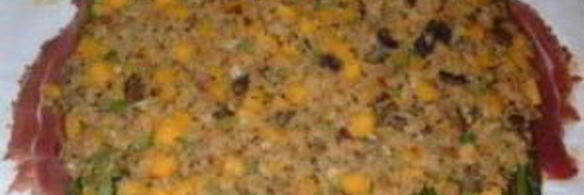 утиные рулеты с тыквенно-грибной начинкой