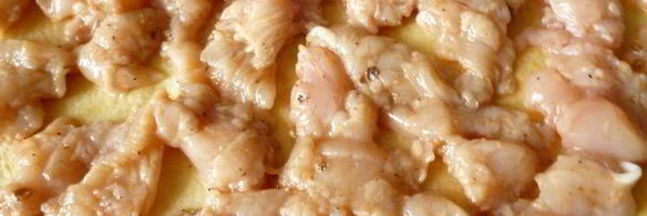 вареный куриный рулет