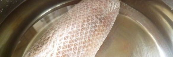 вареный куриный рулет