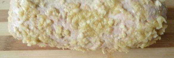 вареный куриный рулет