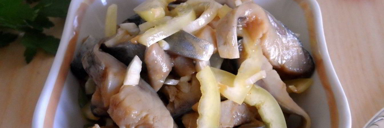 Сельдь, маринованная в соевом соусе