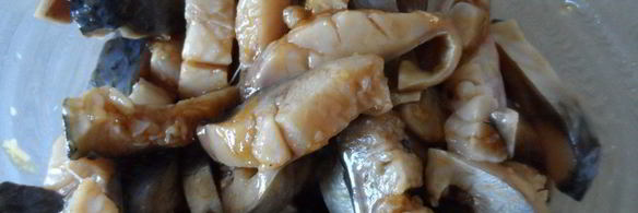 сельдь, маринованная в соевом соусе