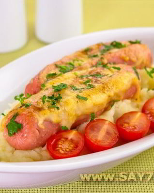 Сосиски с сыром