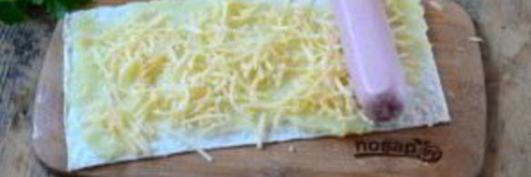 сосиски в картофельно-сырной шубке