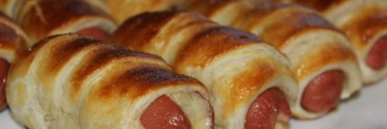 Сосиски в тесте с сыром