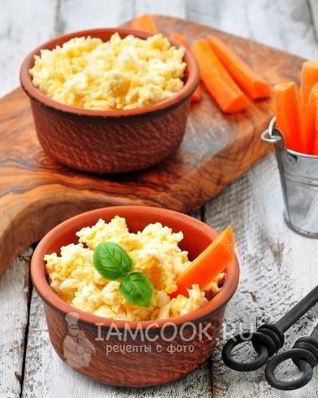 Сыр с чесноком и майонезом