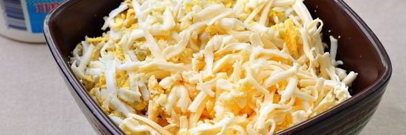 сыр с чесноком и майонезом